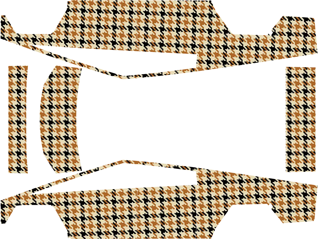 Houndstooth official Tesla Paint Shop wrap template for Tesla Cybertruck 2024 2025