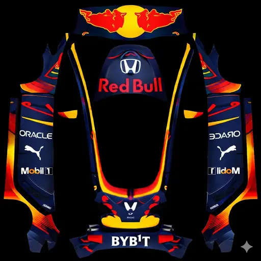 redbull community Tesla Paint Shop wrap template for Tesla Model 3 2017-2023