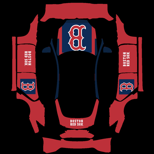 Boston Red Sox sports mlb Tesla wrap for Model S 2021
