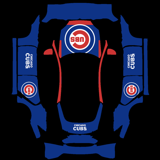 Chicago Cubs sports mlb Tesla wrap for Model S 2021
