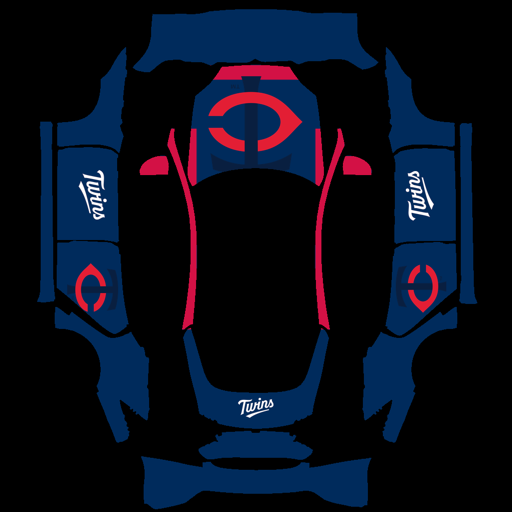 Minnesota Twins sports mlb Tesla wrap for Model S 2021