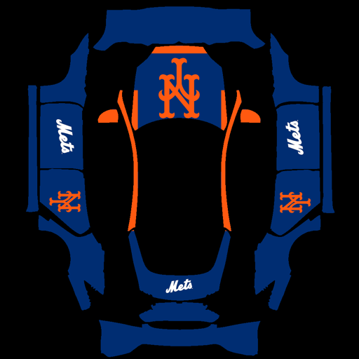 New York Mets sports mlb Tesla wrap for Model S 2021