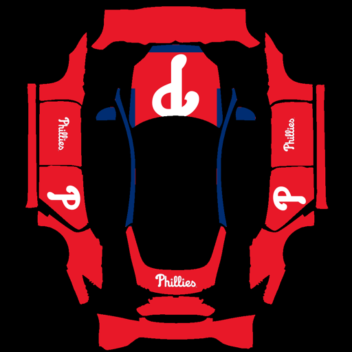 Philadelphia sports mlb Tesla wrap for Model S 2021