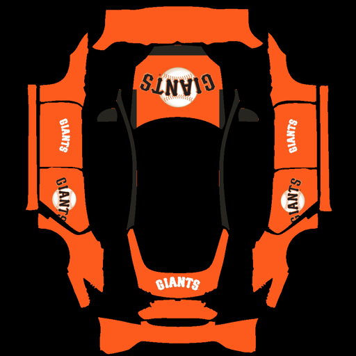 San Francisco Giants sports mlb Tesla wrap for Model S 2021
