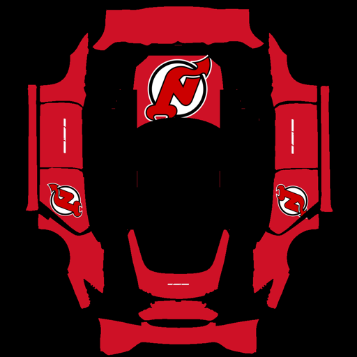 New Jersey Devils sports team Tesla wrap for Model S 2021