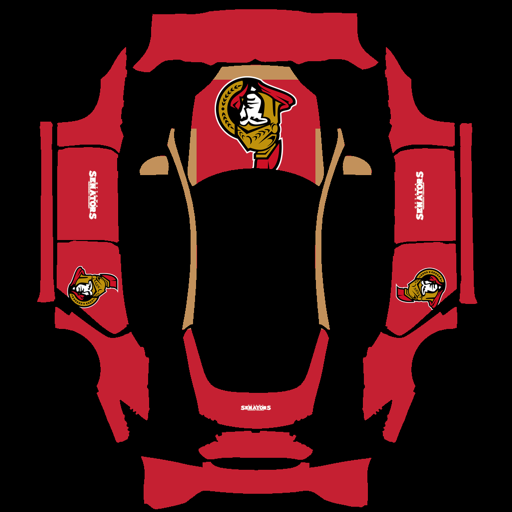 Ottawa sports team Tesla wrap for Model S 2021