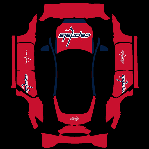 Washington sports team Tesla wrap for Model S 2021