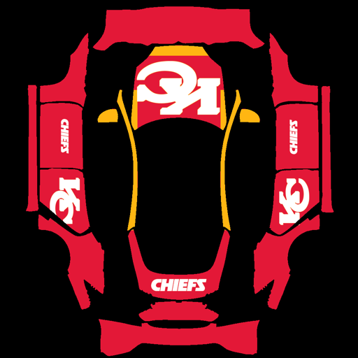 Kansas City Chiefs sports nfl Tesla wrap for Model S 2021