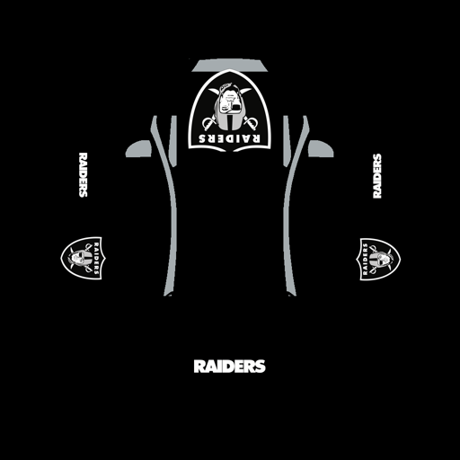 Las Vegas Raiders sports nfl Tesla wrap for Model S 2021