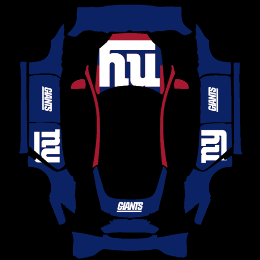 New York Giants sports nfl Tesla wrap for Model S 2021