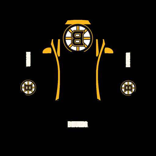 Boston Bruins sports team Tesla wrap for Model S 2025 Plaid