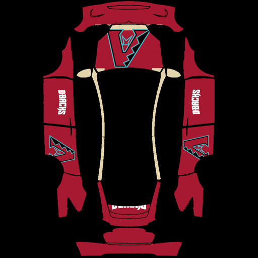 Arizona Diamondbacks sports mlb Tesla wrap for Model X 2021