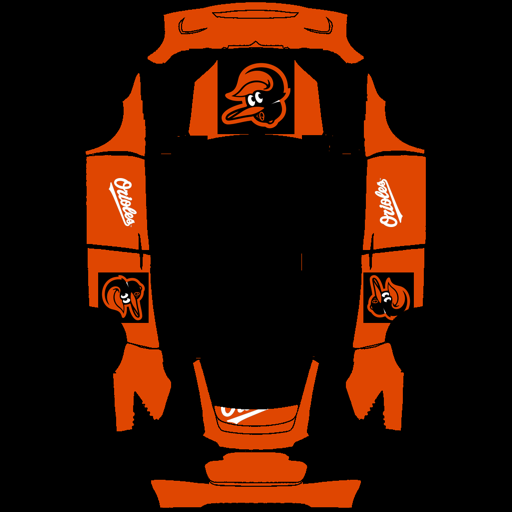 Baltimore Orioles sports mlb Tesla wrap for Model X 2021