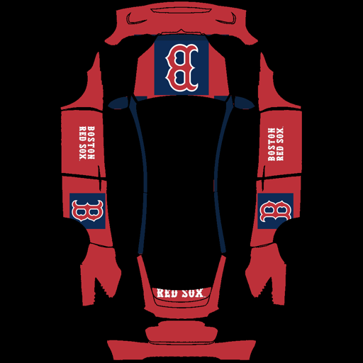 Boston Red Sox sports mlb Tesla wrap for Model X 2021