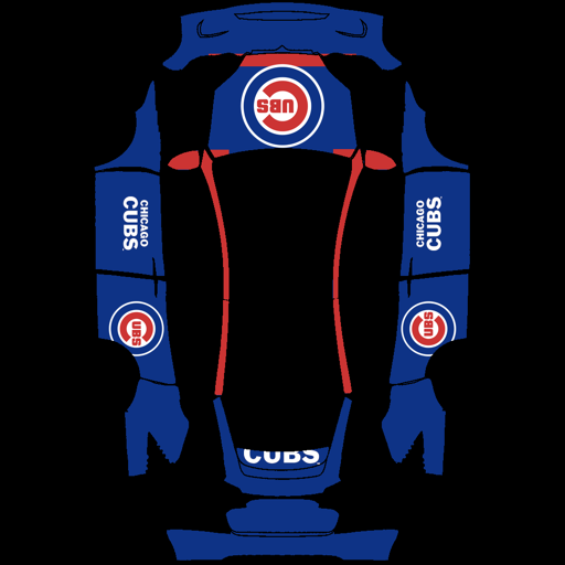 Chicago Cubs sports mlb Tesla wrap for Model X 2021