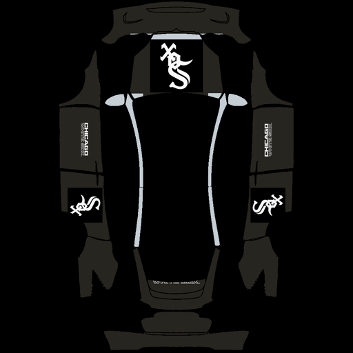 Chicago White Sox sports mlb Tesla wrap for Model X 2021