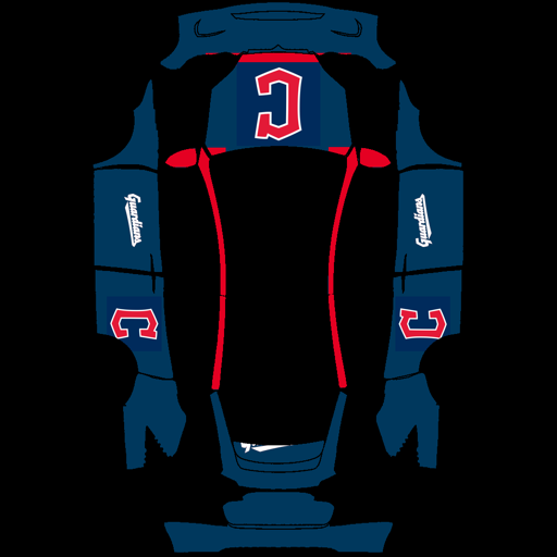 Cleveland Guardians sports mlb Tesla wrap for Model X 2021