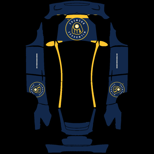 Milwaukee Brewers sports mlb Tesla wrap for Model X 2021