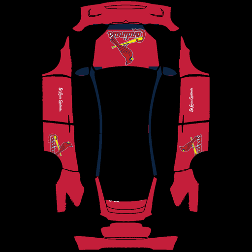 St Louis Cardinals sports mlb Tesla wrap for Model X 2021