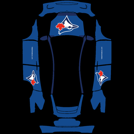Toronto Blue Jays sports mlb Tesla wrap for Model X 2021