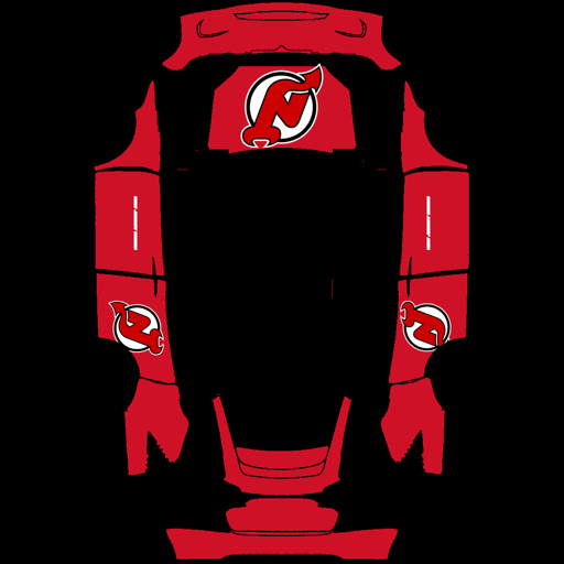 New Jersey Devils sports team Tesla wrap for Model X 2021