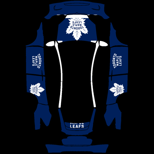 Toronto Maple Leafs sports team Tesla wrap for Model X 2021