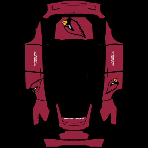 Arizona Cardinals sports nfl Tesla wrap for Model X 2021