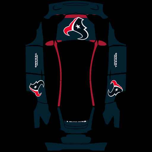Houston Texans sports nfl Tesla wrap for Model X 2021