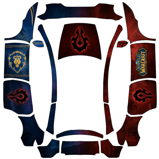 Black Red Abstract Artwork abstract art Tesla wrap for Model Y L