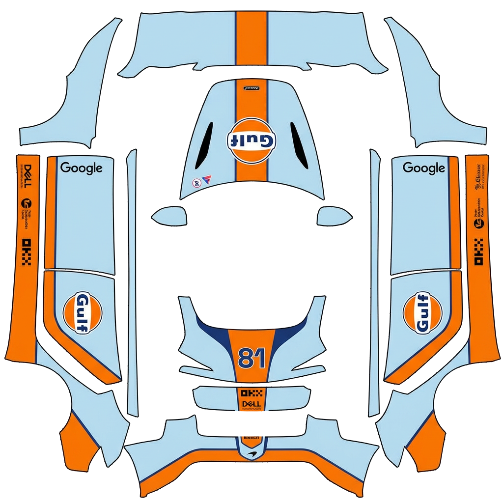 Gulf Oil OP81 · Model 3 Highland · Tesla Paint Shop